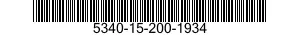 5340-15-200-1934 CONTROL ROD 5340152001934 152001934