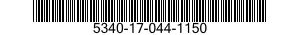5340-17-044-1150 BRACKET,ANGLE 5340170441150 170441150
