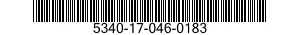 5340-17-046-0183 CLAMP,BRIDGE 5340170460183 170460183
