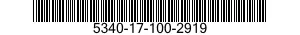 5340-17-100-2919 PADLOCK 5340171002919 171002919