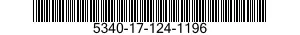 5340-17-124-1196 SLOT,CODE 5340171241196 171241196