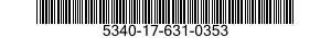 5340-17-631-0353 MOUNT,RESILIENT,UTILITY 5340176310353 176310353