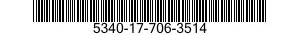 5340-17-706-3514 BRACKET,SHELF 5340177063514 177063514