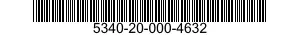 5340-20-000-4632 BRACKET,ANGLE 5340200004632 200004632