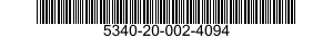 5340-20-002-4094 BRACKET,ANGLE 5340200024094 200024094
