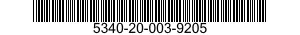 5340-20-003-9205 HANDLE,RECESS 5340200039205 200039205