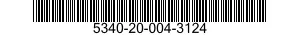 5340-20-004-3124 CLAMP,SYNCHRO 5340200043124 200043124