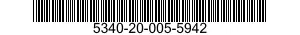 5340-20-005-5942 BRACKET,MULTIPLE ANGLE 5340200055942 200055942