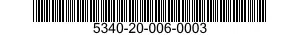 5340-20-006-0003 CLAMP,BLOCK 5340200060003 200060003