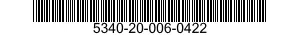5340-20-006-0422 STOP,MECHANICAL 5340200060422 200060422