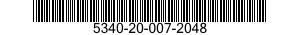 5340-20-007-2048 PLATE,MOUNTING 5340200072048 200072048