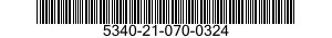 5340-21-070-0324 BRACKET,CARBURETOR * 5340210700324 210700324