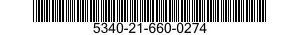 5340-21-660-0274 HINGE,BUTT 5340216600274 216600274