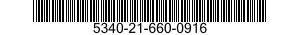 5340-21-660-0916 BOLT,CANE 5340216600916 216600916