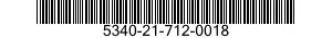 5340-21-712-0018 PIN,QUICK RELEASE 5340217120018 217120018