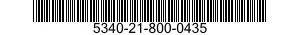 5340-21-800-0435 MOUNTING BASE,ELECTRICAL EQUIPMENT 5340218000435 218000435