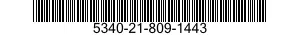 5340-21-809-1443 BRACKET,ANGLE 5340218091443 218091443