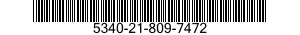 5340-21-809-7472 COUPLING,CLAMP,GROOVED 5340218097472 218097472