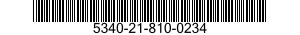 5340-21-810-0234 STUD,FRICTION CATCH 5340218100234 218100234