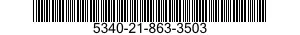 5340-21-863-3503 BRACKET,SHELF 5340218633503 218633503