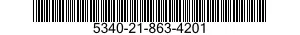 5340-21-863-4201 BRACKET,PIPE 5340218634201 218634201