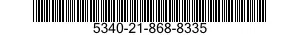 5340-21-868-8335 CLIP,SPRING TENSION 5340218688335 218688335