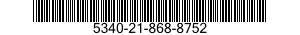 5340-21-868-8752 STANDOFF,HINGED,THREADED 5340218688752 218688752