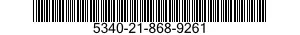 5340-21-868-9261 SUPPORT,SHELF 5340218689261 218689261