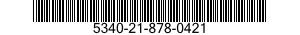 5340-21-878-0421 BRACKET,ANGLE 5340218780421 218780421