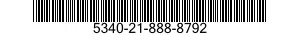 5340-21-888-8792 COUPLING,CLAMP,GROOVED 5340218888792 218888792