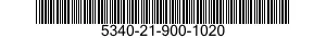 5340-21-900-1020 CLIP,SPRING TENSION 5340219001020 219001020