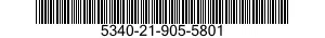 5340-21-905-5801 CLAMP,BLOCK 5340219055801 219055801