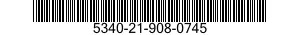 5340-21-908-0745 CLAMP,BLOCK,SECTION 5340219080745 219080745