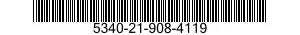 5340-21-908-4119 PLUG,VENT 5340219084119 219084119