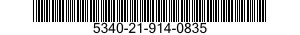 5340-21-914-0835 CLAMP,LOOP 5340219140835 219140835