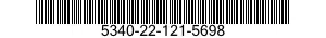 5340-22-121-5698 BRACKET,ANGLE 5340221215698 221215698