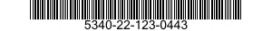 5340-22-123-0443 CLAMP,LOOP 5340221230443 221230443