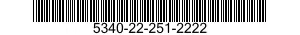 5340-22-251-2222 SPRING,HELICAL,COMPRESSION 5340222512222 222512222