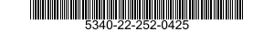 5340-22-252-0425  5340222520425 222520425