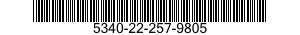 5340-22-257-9805 HANDLE,DOOR 5340222579805 222579805