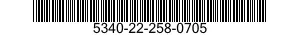 5340-22-258-0705 SEAL,ANTIPILFERAGE 5340222580705 222580705