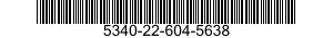 5340-22-604-5638 BRACKET,ANGLE 5340226045638 226045638