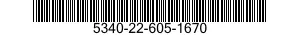 5340-22-605-1670 BRACKET,DOUBLE ANGLE 5340226051670 226051670