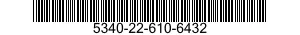 5340-22-610-6432 BRACKET,MULTIPLE ANGLE 5340226106432 226106432