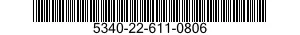 5340-22-611-0806 HINGE,BUTT 5340226110806 226110806