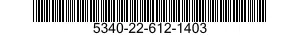 5340-22-612-1403 WHEEL,SOLID,METALLIC 5340226121403 226121403