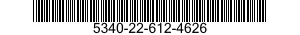 5340-22-612-4626 BRACKET,ANGLE 5340226124626 226124626