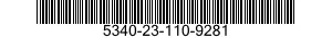 5340-23-110-9281 STRAP, RETAINER 5340231109281 231109281