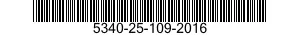 5340-25-109-2016 CATCH,CLAMPING 5340251092016 251092016