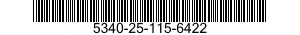5340-25-115-6422 CLAMP,HOSE 5340251156422 251156422
